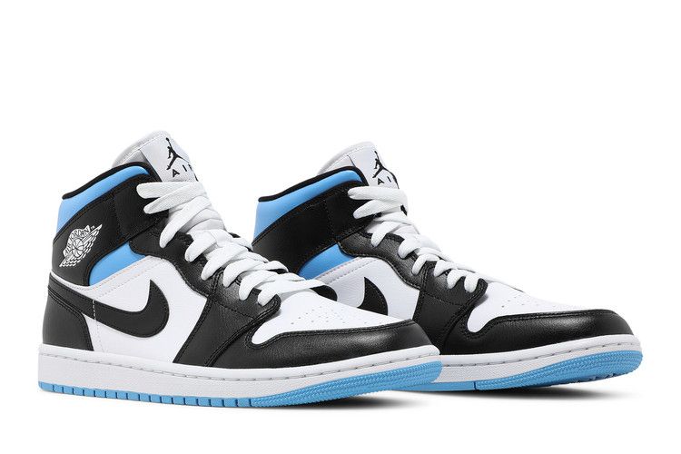 Nike Air Jordan 1 Mid University Blue Black - BQ6472-102