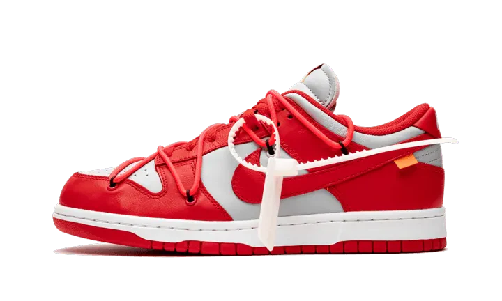 Dunk Low Off-White University Red - CT0856-600