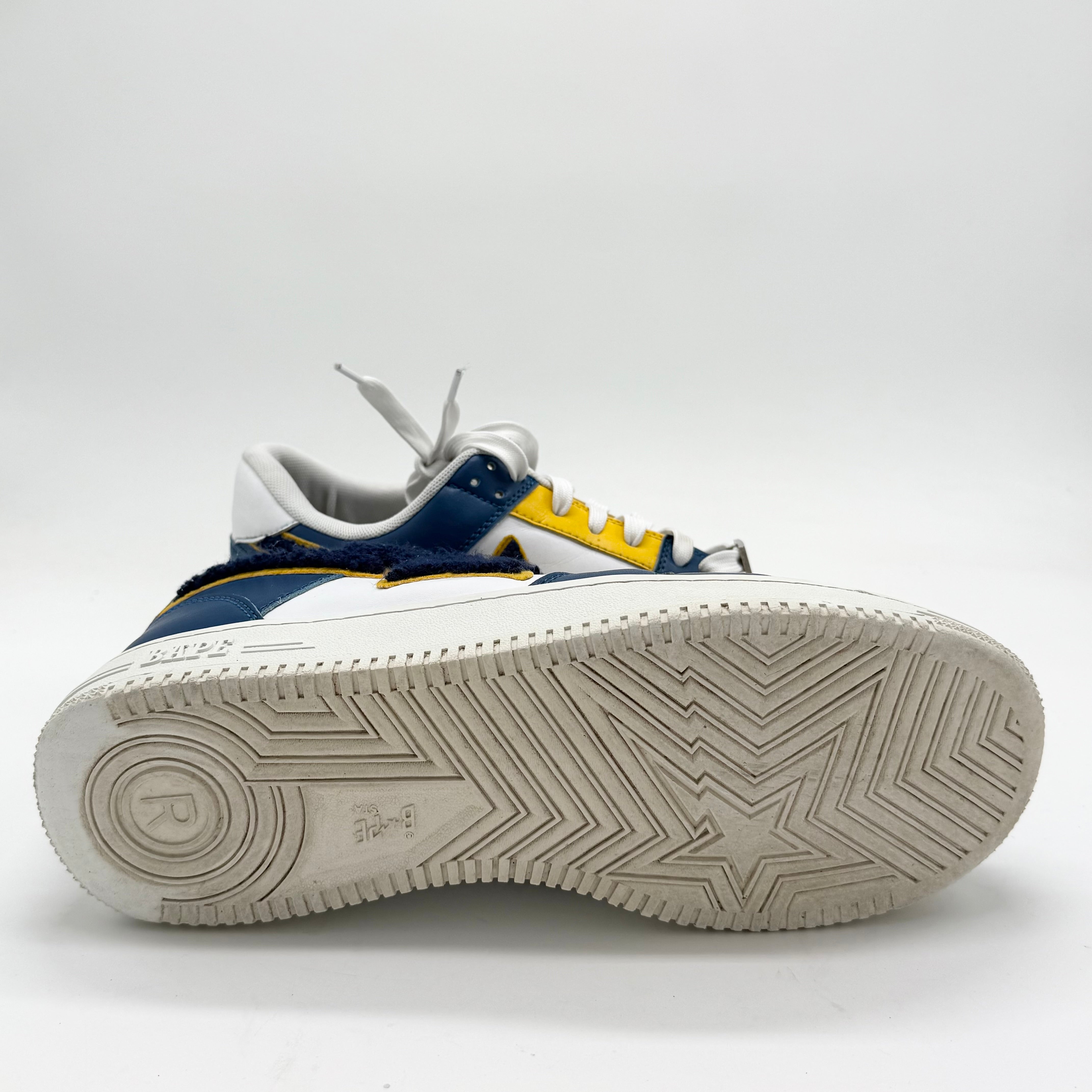 A Bathing Ape Babe Sta Low Patched Navy EU 47 1/2