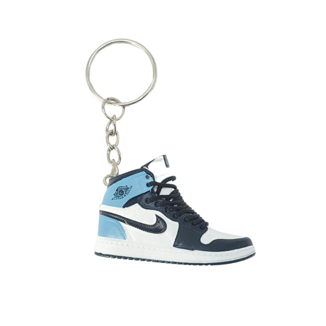 Sneaker keychain - Nike Air Jordan 1 Obsidian UNC