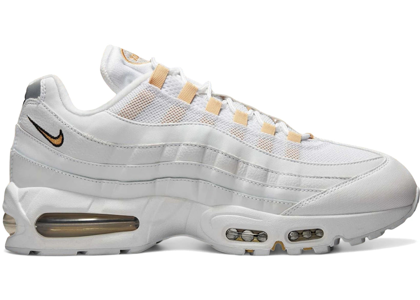 Nike Air Max 95 OG Big Bubble White Team Gold - IB1667-101