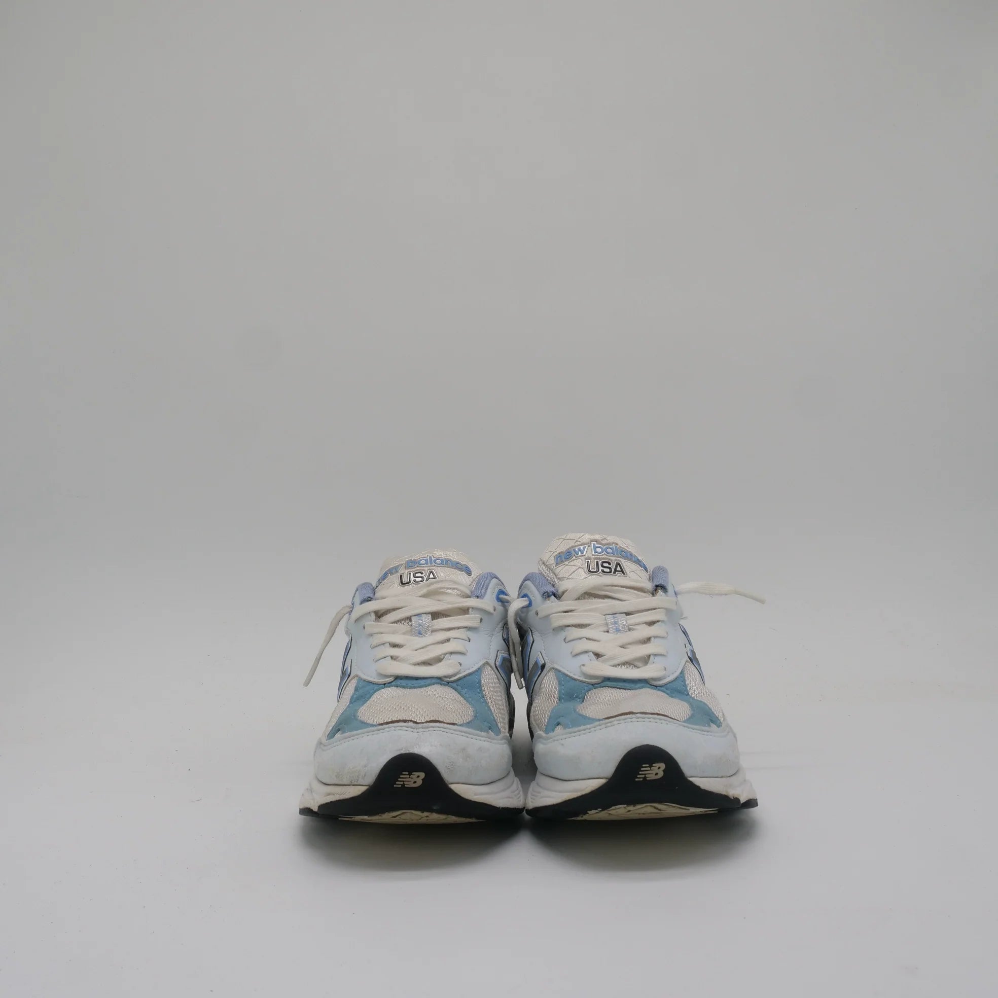 New Balance 990v3 White Baby Blue - EU 36.5