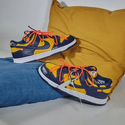 Nike Dunk Low Off-White University Gold - Michigan - CT0856-700