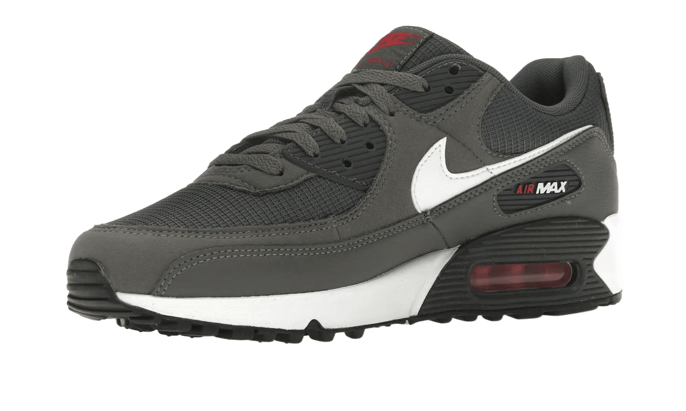 Nike Air Max 90 Iron Grey University Red - DR0145-003