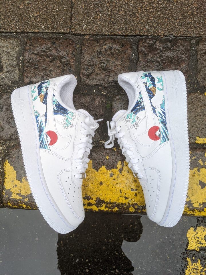 Kanagawa Wave Custom Sneakers